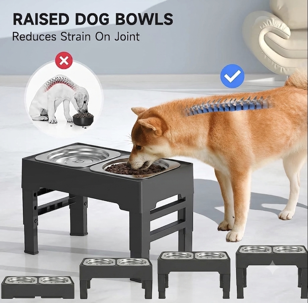 Adjustable Pet Feeding Bowl