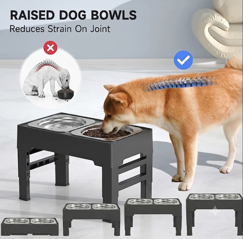 Adjustable Pet Feeding Bowl