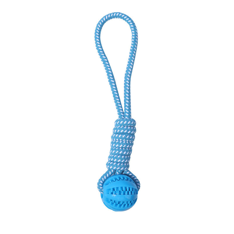 Dog ball and rope